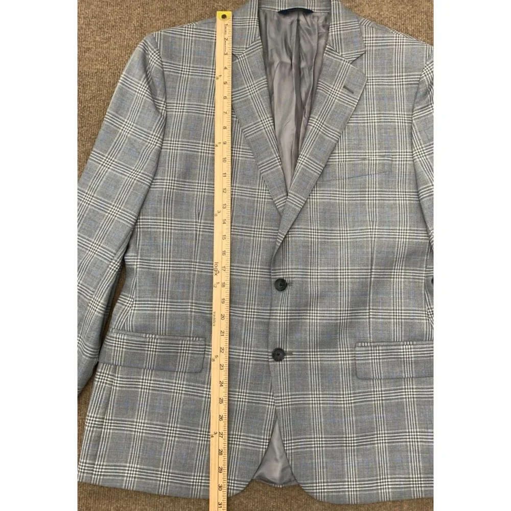 Brooks Brothers Blazer Mens 40S Fitzgerald Wool Plaid Check Jacket Sportcoat